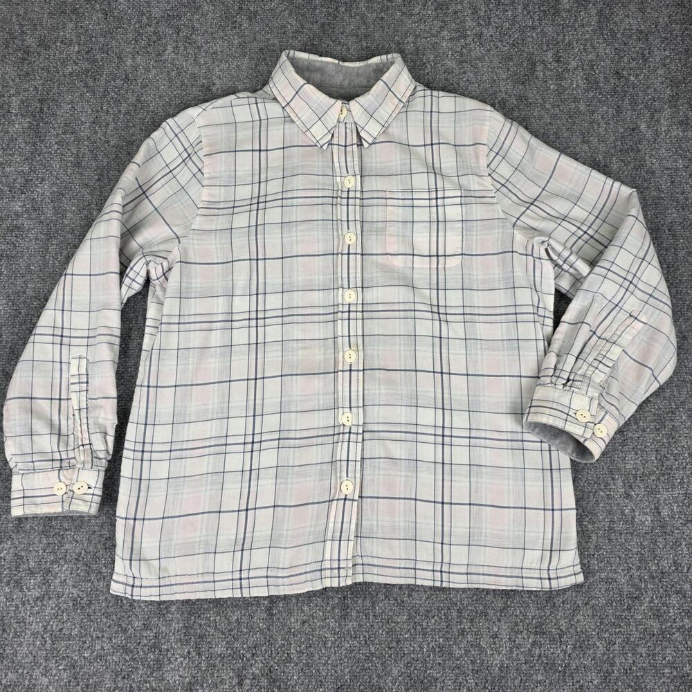 LL Bean Shirt Womens Small Petite Pink Plaid Fleece Lined Button Front Casual - Picture 2 of 16